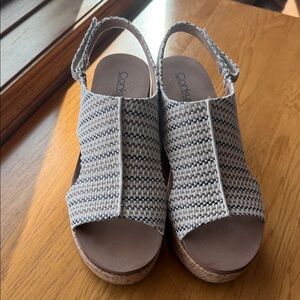 Corkys Striped Sandals